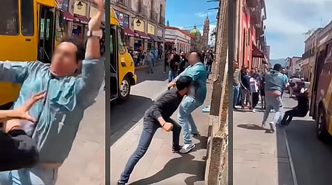 "Se cantan un tiro" en pleno centro de Morelia [Video]