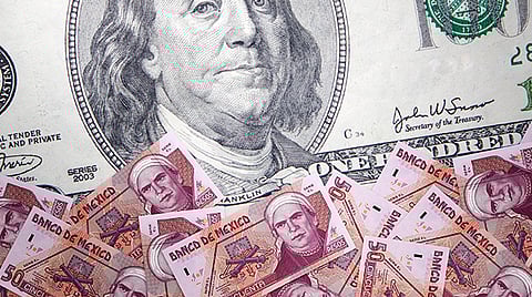 Peso, por debajo de las 19 unidades por dólar por primera vez desde 2020