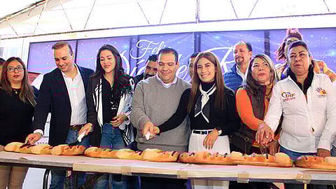 Parte Bladimir González la Mega Rosca de Reyes en Tarímbaro