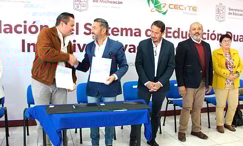 Cecytem y Canirac, juntos por la formación profesional de los jóvenes