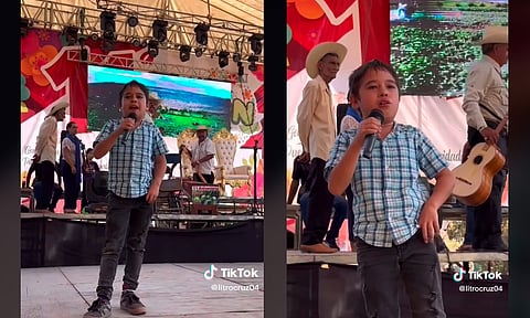 Es viral: niño michoacano se avienta canción a capela y los "deja mudos"