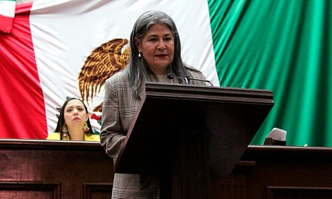 Propone Mayela Salas afiliación de empleados al IMSS como requisito para acceso a programas empresariales