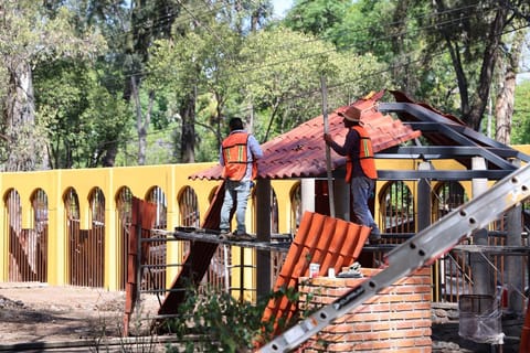 Al 95%, remodelación de los Cenadores de Santa María: Ayuntamiento de Morelia