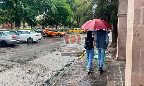 Seguirá la lluvia este miércoles en Morelia, el pronóstico