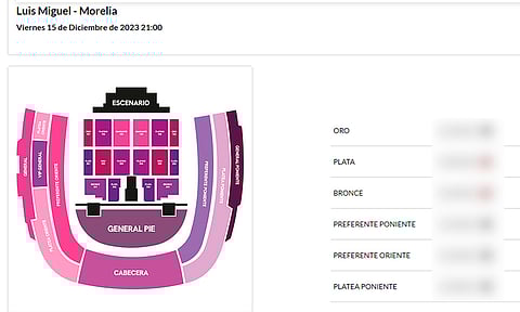 En estas zonas del estadio Morelos ya están agotados los boletos para Luismi