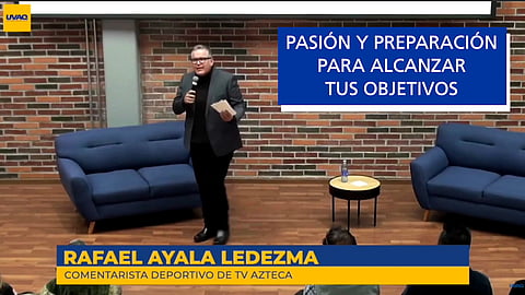 Pasión y preparación para marcar la diferencia: Rafael Ayala, comentarista en UVAQ