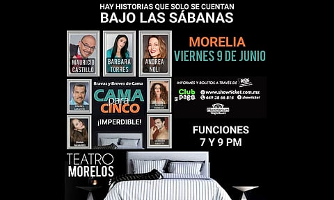 Cama para cinco, una comedia hilarante para jóvenes y adultos