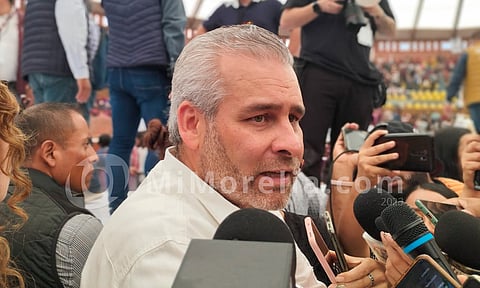 "No nos dejaremos chantajear", advierte Bedolla a comuneros que exigen 5 mdp de indemnización