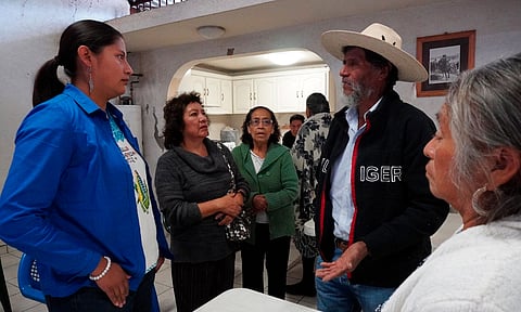 Apoya Celeste Ascencio a la Casa del Jubilado de Paracho