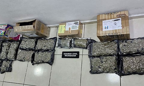 La droga asegurada fue puesta a disposición de la autoridad correspondiente, misma que continuará con las diligencias que marca la Ley