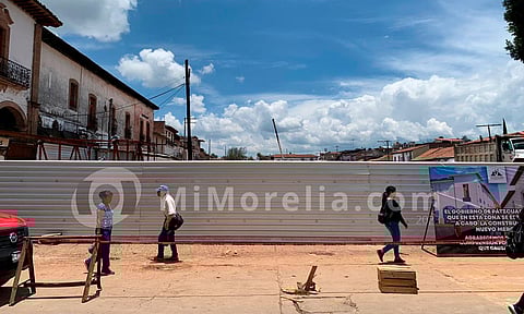 En obras de Pátzcuaro, se han encontrado posibles vestigios de cerámica china de la Dinastía Ming