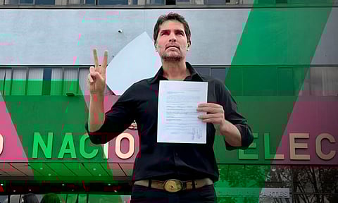 Eduardo Verástegui quiere ser presidente; se registra como aspirante independiente