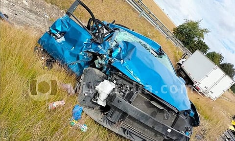 Choque múltiple en Autopista de Occidente deja tres heridos