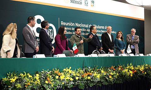 David Colmenares Páramo, titular de la Auditoría Superior de la Federación, resaltó que el IMSS, desde su creación, ha sido uno de los puntales del sistema de salud 

