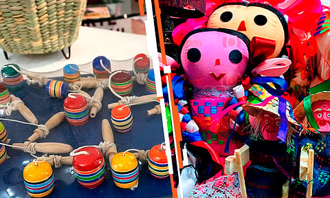 Juguetes tradicionales, hasta con 40 % de descuento en Casa de las Artesanías