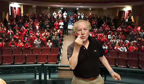 El mítico director de orquesta Enrique Arturo Diemecke ofrece en Morelia clases magistrales a niños y niñas cada viernes