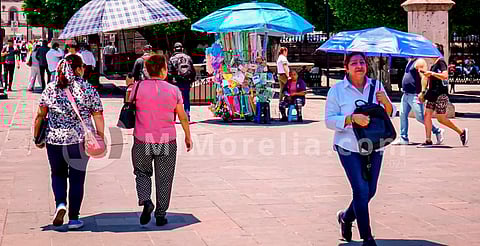 Amaneció a 6°C, pero por la tarde hasta 32°C, este miércoles en Morelia