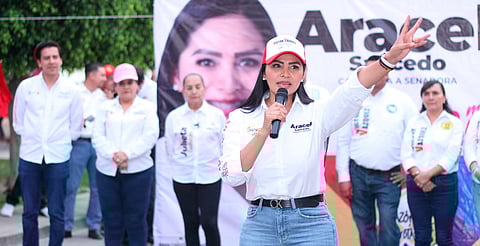 En Puruándiro, compromete Araceli Saucedo trabajo decidido para potenciar el desarrollo de la región