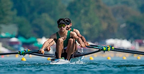 México en París 2024: Miguel Carballo y Alexis López pasan a semifinales de remo