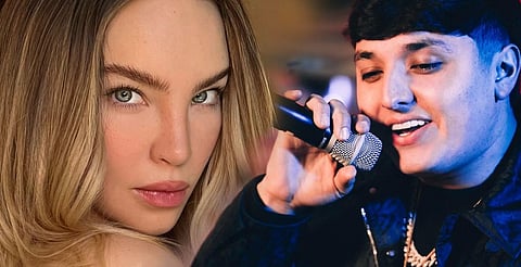 Gabito Ballesteros, caballero, abre la puerta a Belinda y la besa [Video]