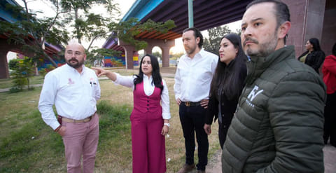 Gladyz Butanda supervisa con regidores de Morelia ruta del teleférico