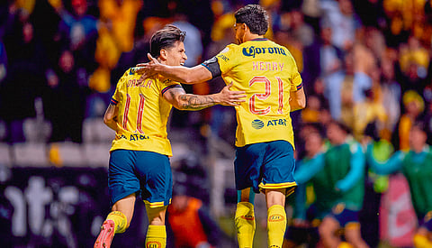 América vence a Monterrey 2-1 en el partido de ida 