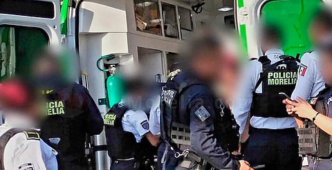 En riña hombre es agredido con arma blanca en colonia Gertrudis Sánchez de Morelia 