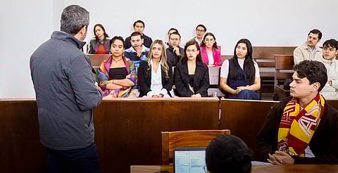 Miembros del Consejo Juvenil de Morelia visitan el juzgado cívico municipal 