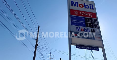 ¡Otra vez! Gasolina a $15.85 en Morelia