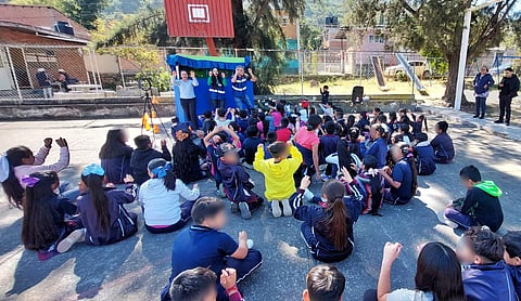 A través del arte, Sedebi sensibiliza a estudiantes para prevenir la trata de personas