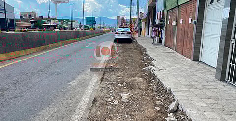 Interpondrán denuncia penal contra propietarios de gasolinera en Morelia por destruir banqueta