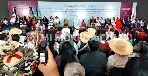 En Michoacán presentes 64 pueblos originarios en el foro de pueblos indígenas del Plan Nacional de Desarrollo