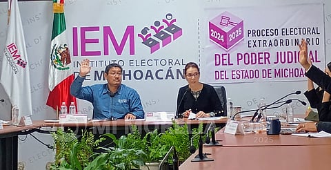 Aprobado, calendario electoral del IEM para proceso de elección judicial