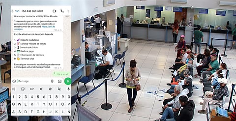Adiós a las filas, hola Aquabot: El OOAPAS Morelia en tu WhatsApp
