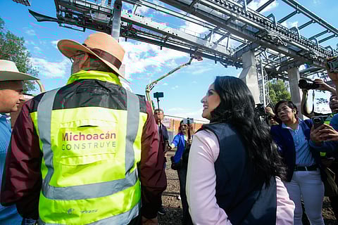 Teleférico de Uruapan presenta un 65% de avance: Gladyz Butanda