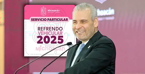 Crece a 75 % pago de refrendo en línea: Bedolla