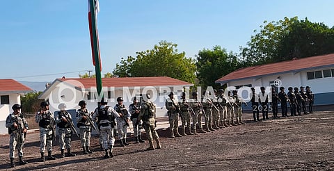 Agrupamiento antibombas de Guardia Civil mantendrán operativo permanente en Valle de Apatzingán: Segob