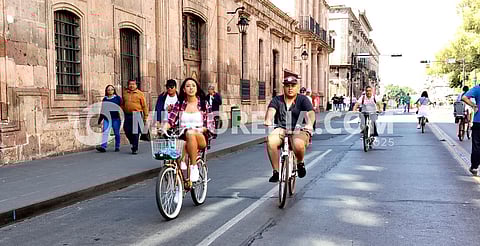 Únete gratis a la Biciescuela dominical en el centro de Morelia