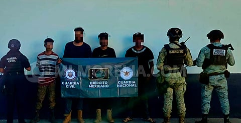 Enfrentamiento entre presunta célula criminal y autoridades deja 4 detenidos y un abatido, en Apatzingán
