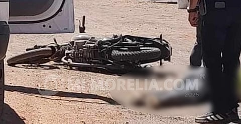 Motociclista, grave tras accidentarse en Morelia