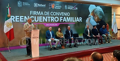 Hasta 5 mil visas anuales, meta del Gobierno de Michoacán en programa "Reencuentro Familiar"
