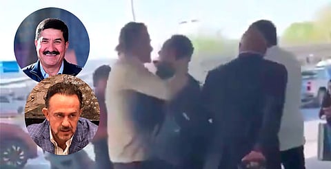 Empresario encara a diputado en aeropuerto de Chihuahua [VIDEO]