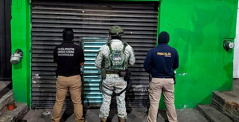 Catean bar en Morelia; incautan sustancias ilícitas