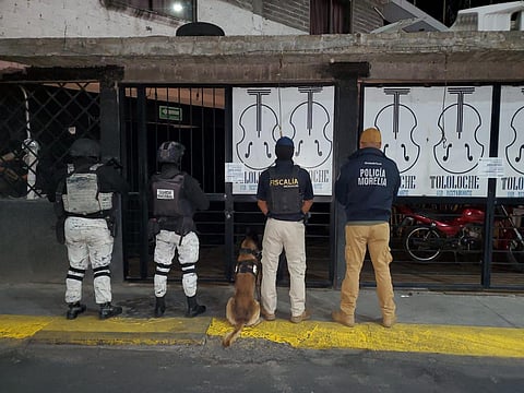 Aseguran 750 dosis de droga en bares de Morelia