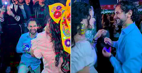 Una pareja se comprometió en el concierto de los Jonas Brothers, así fue el momento  