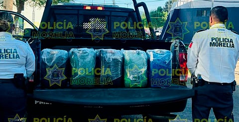 Policía Morelia detiene a hombre por presunto robo de combustible 