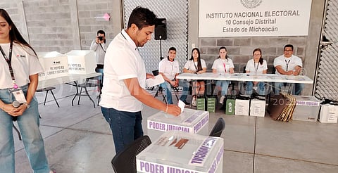30 mil funcionarios de casilla participarán en las elecciones del 1 de junio en Michoacán: INE