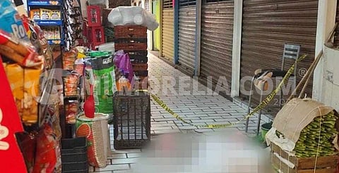 Adulto mayor muere al sufrir un infarto en el Mercado Revolución de Morelia 