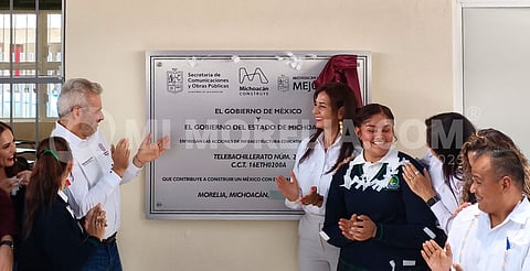 Inaugura gobernador plantel de Telebachillerato en Arco San Antonio