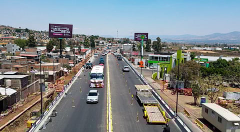 Amplían plazo para terminar Paso Catrinas de Villas del Pedregal; se inaugurará en 3 semanas